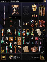 Neverwinter Nights game screen